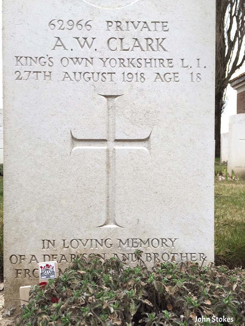 Private Arthur William Clark | Rutland Remembers
