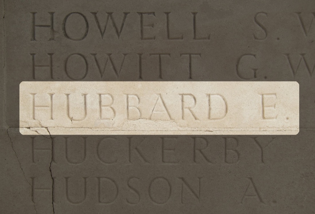 Private Edwin Hubbard | Rutland Remembers