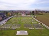 Mory Abbey Military Cemetery drone 2