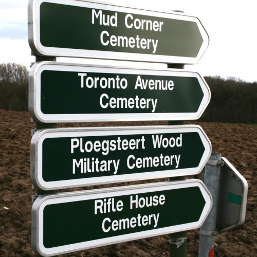 Mud Corner signs